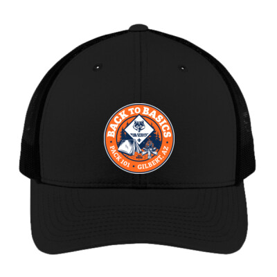 Adult Snapback Trucker - Centered Printed patch logo Thumbnail