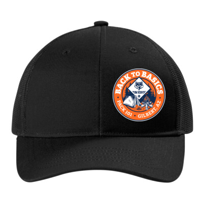 Youth Snapback Trucker - Left Front Printed Patch logo  Thumbnail