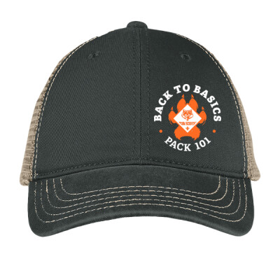 Super Soft Mesh Back Cap - Left Front Printed paw logo  Thumbnail