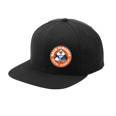 Flat Bill Snapback - Left Front Printed patch logo  Thumbnail